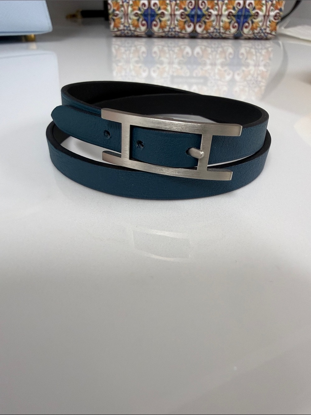 Mens Hermès Behapi Double Tour bracelet